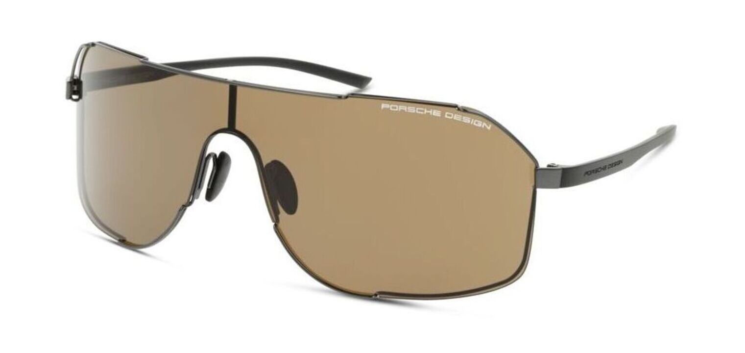 Porsche Design Oval Sonnenbrillen P8921 Grau für Herren