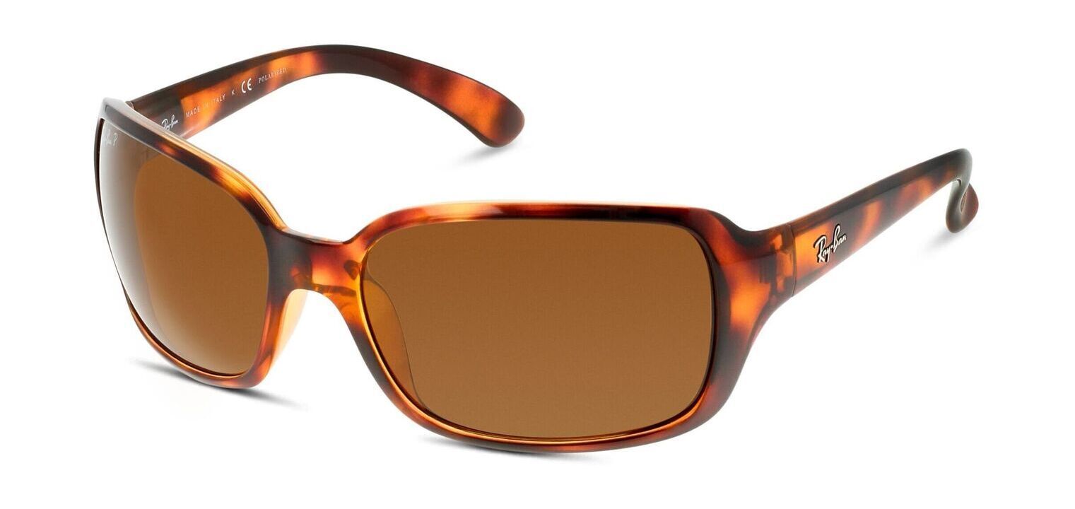 Ray-Ban Oval Sonnenbrillen RB4068 Braun für Damen