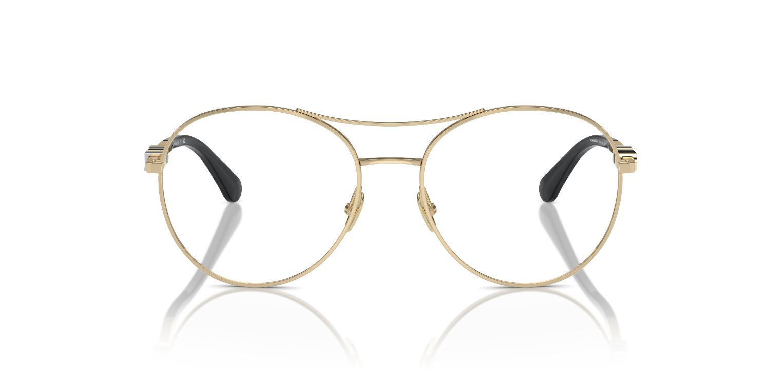 Chanel Oval Eyeglasses 0CH2214 Gold for Woman