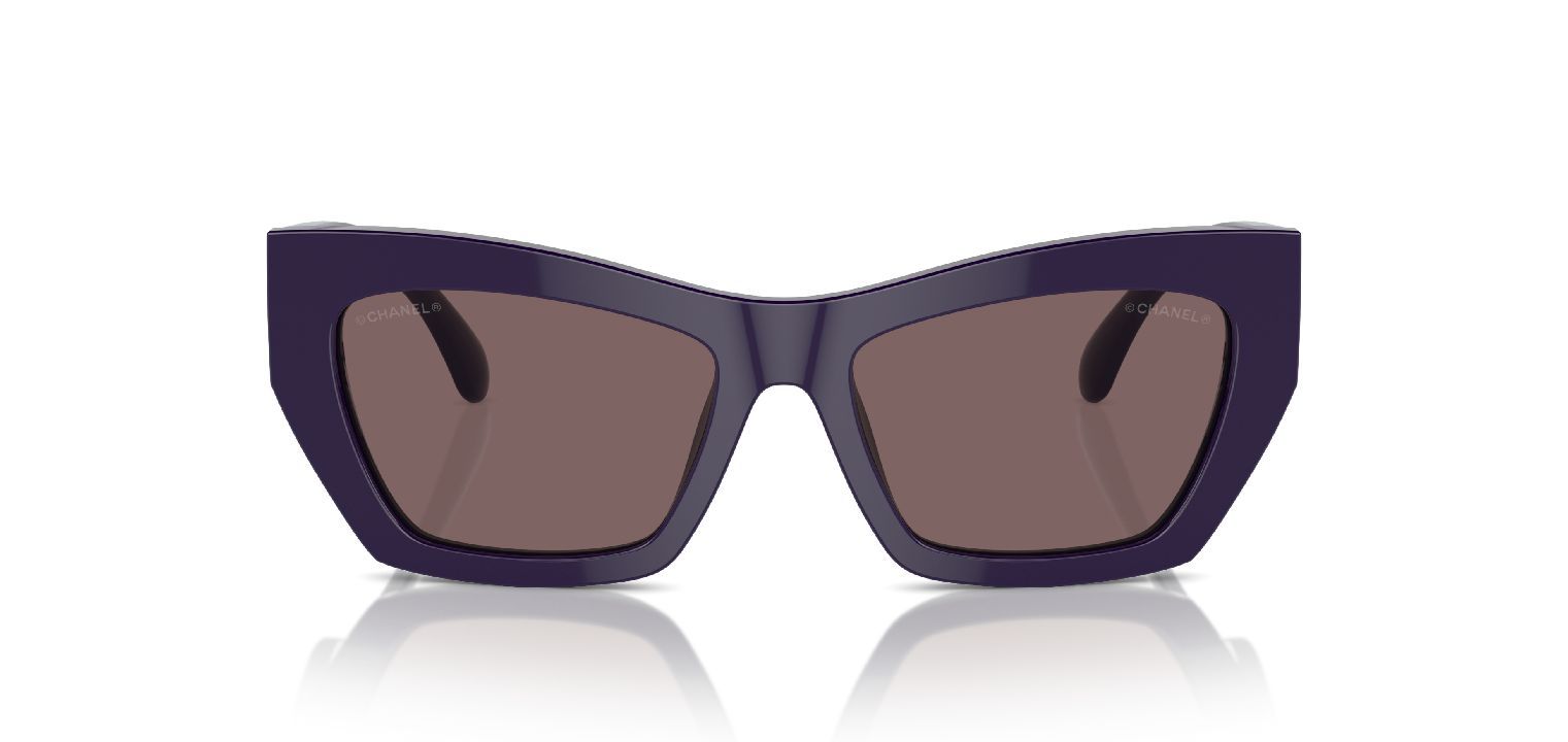 Lunettes de soleil Chanel Fantaisie 0CH5527 Violet pour Femme