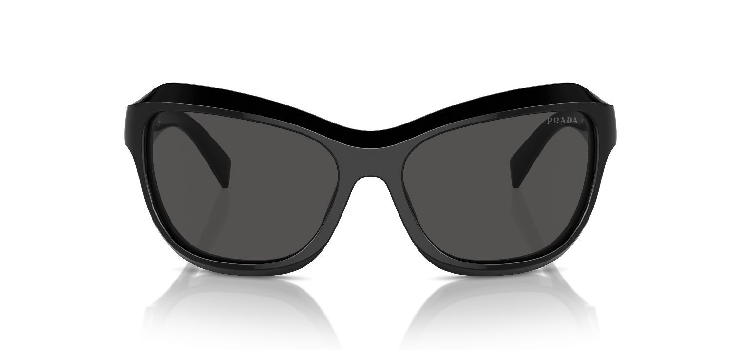 Prada Cat Eye Sunglasses 0PR A27S Black for Woman