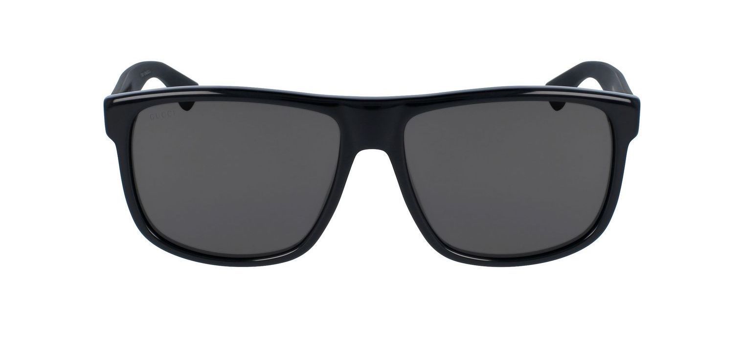 Lunettes de soleil Gucci Rectangle GG0010S Noir pour Homme