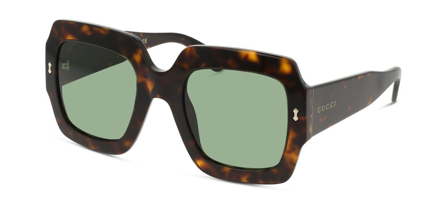 Gucci Rectangle Sunglasses GG1111S Tortoise shell for Woman