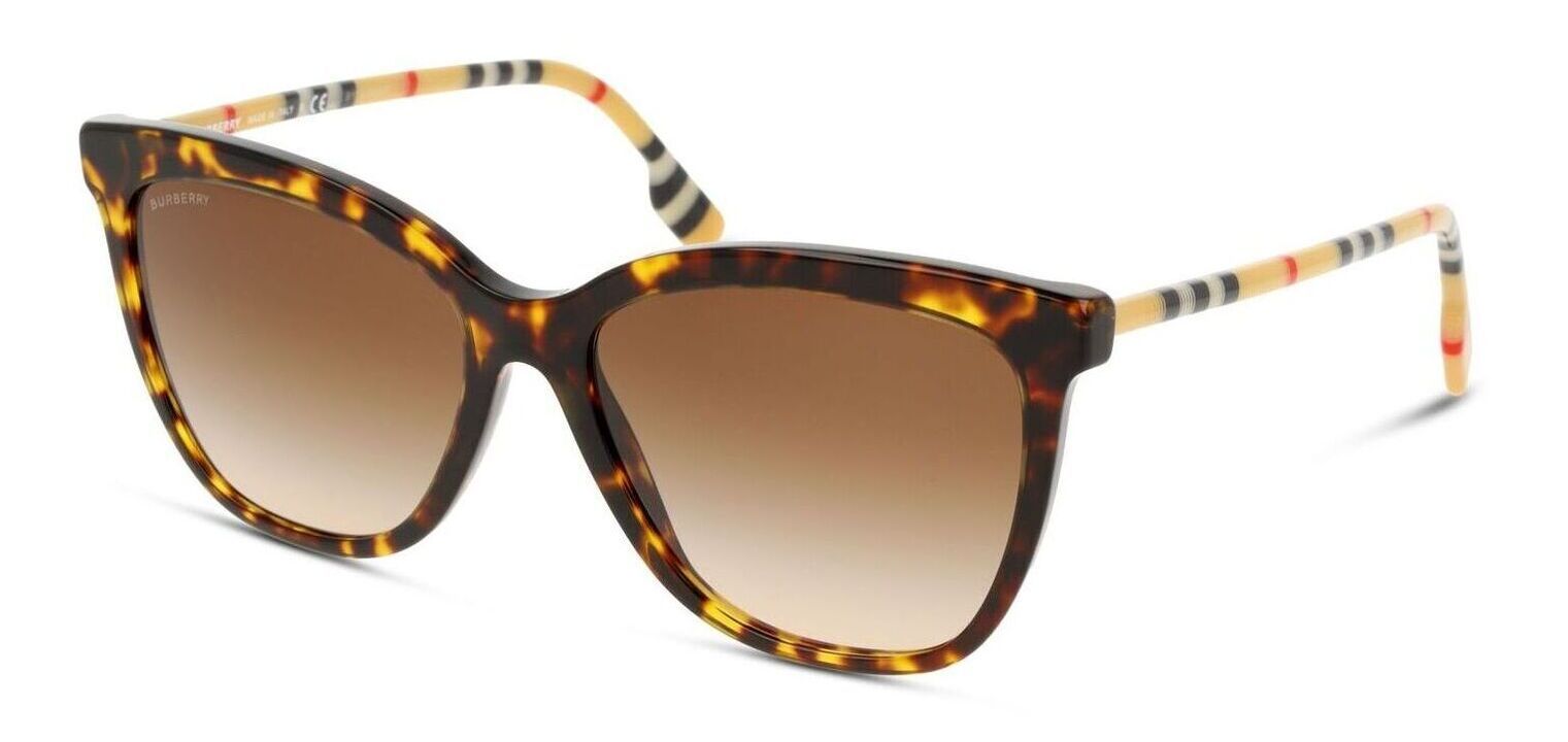 Burberry Rectangle Sunglasses 0BE4308 Tortoise shell for Woman