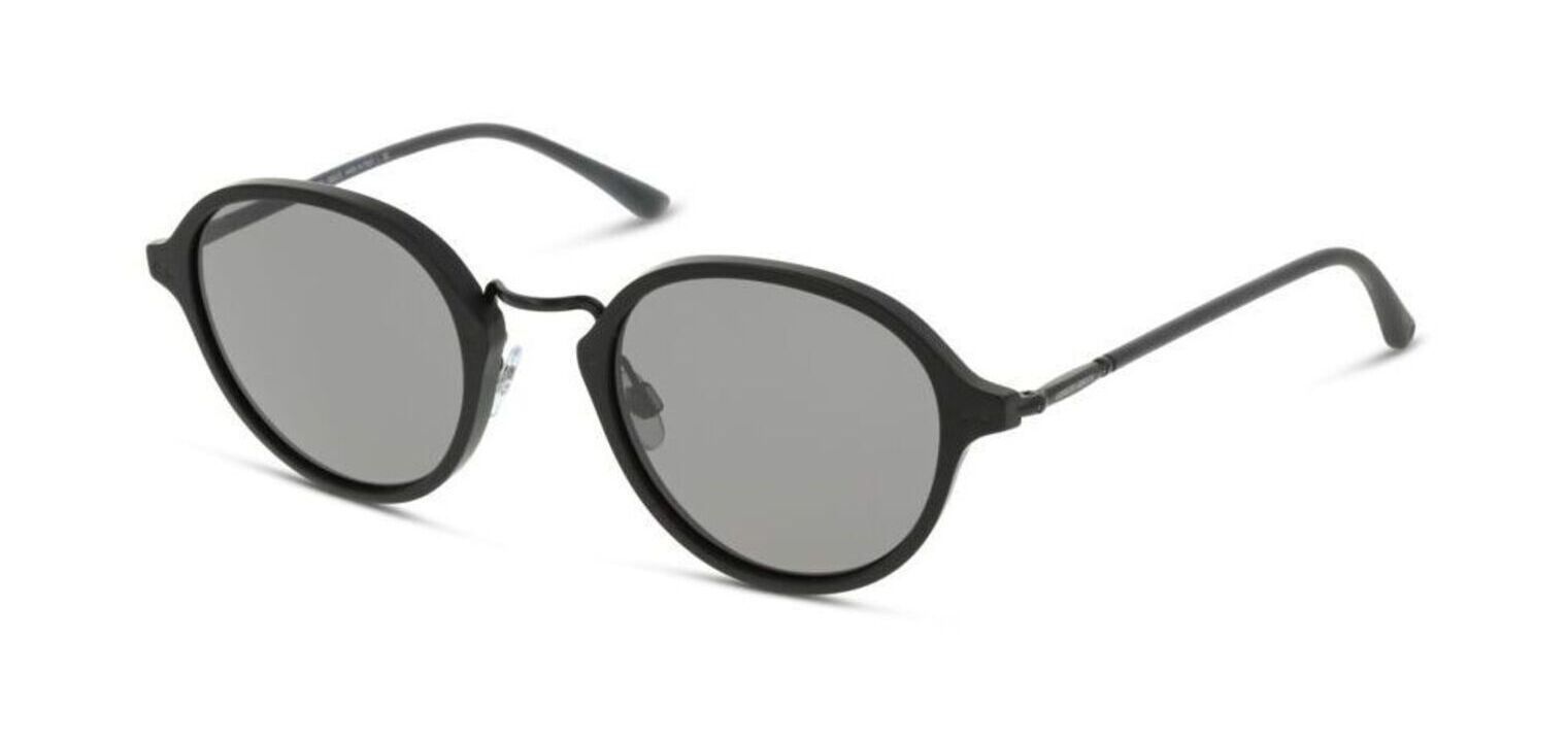 Lunettes de soleil Giorgio Armani Ronde 0AR8139 Noir mat pour Homme