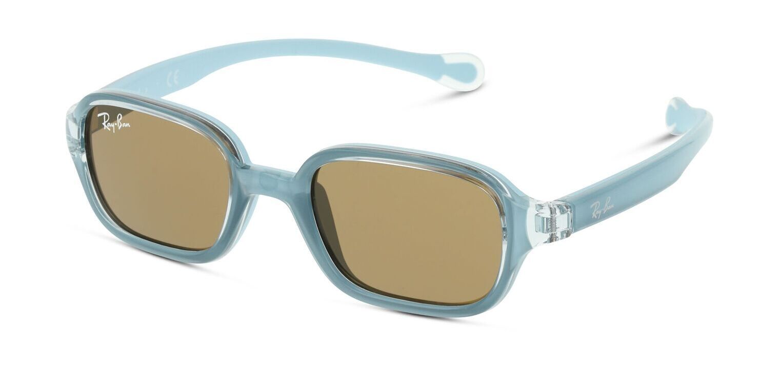 Ray-Ban Rechteckig Sonnenbrillen 0RJ9074S Blau für Kinder