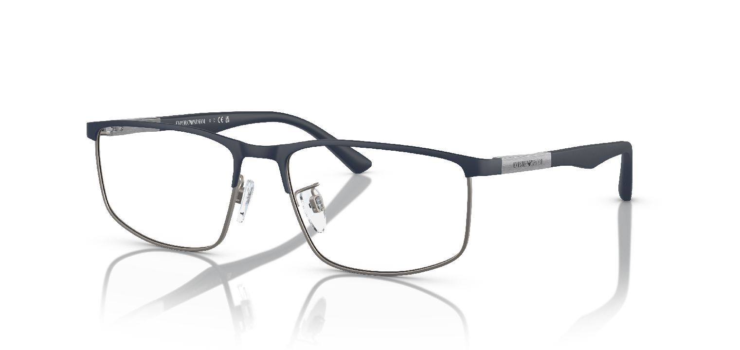 Emporio Armani Rechteckig Brillen 0EA1131 Blau für Herren
