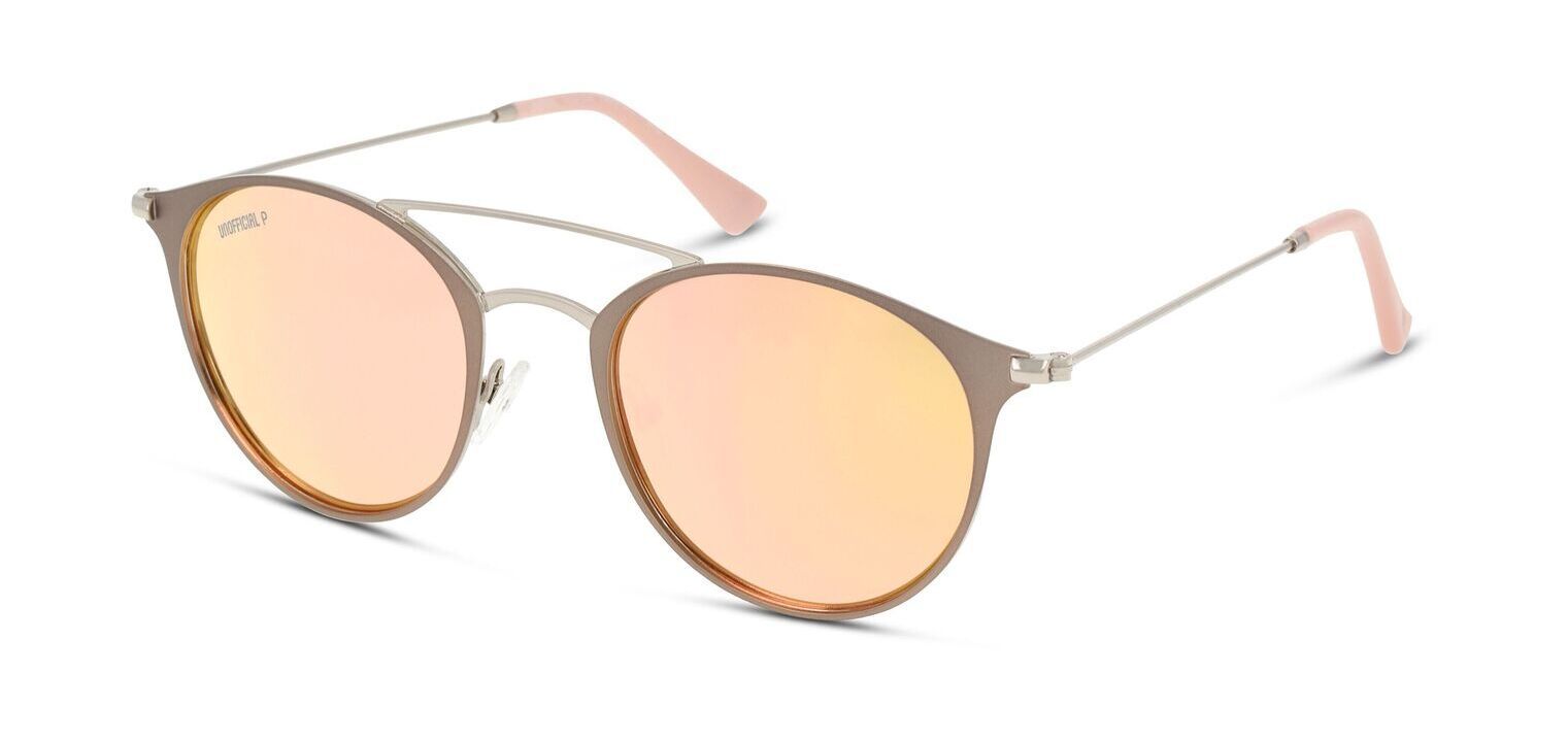 Unofficial Round Sunglasses UNSU0029P Pink for Unisex