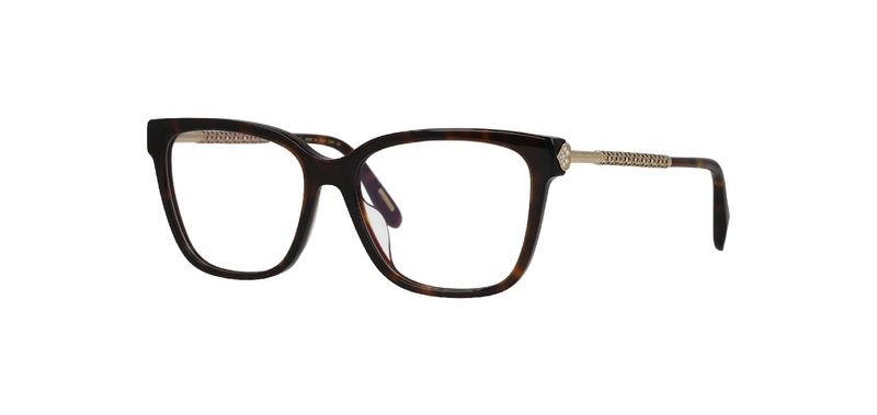 Chopard Rectangle Eyeglasses VCH333S Havana for Woman