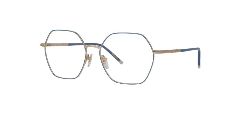 Chopard Hexagonal Eyeglasses VCHG27M Blue for Woman