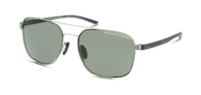 Porsche Design Round Sunglasses P8922 Silver for Man