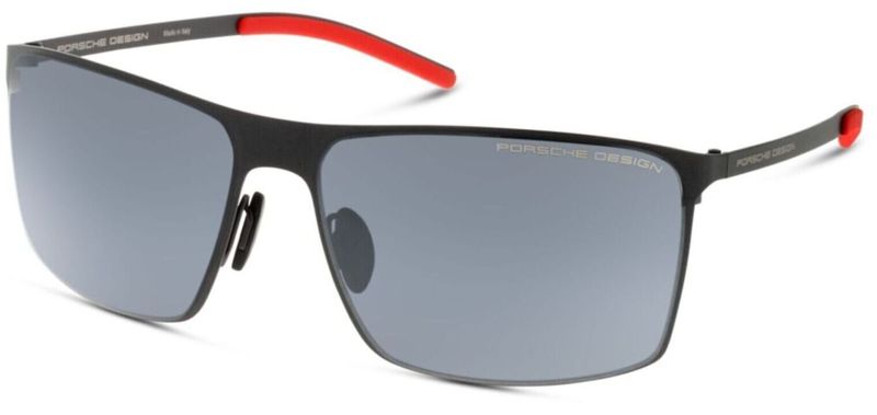 Porsche Design Rectangle Sunglasses P8667S Black for Man