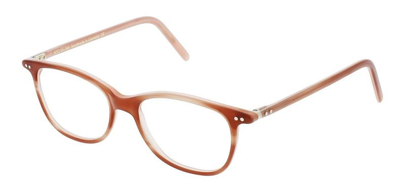 Lunettes de vue Lunor Papillon A5 Mod. 603 Marron pour Femme