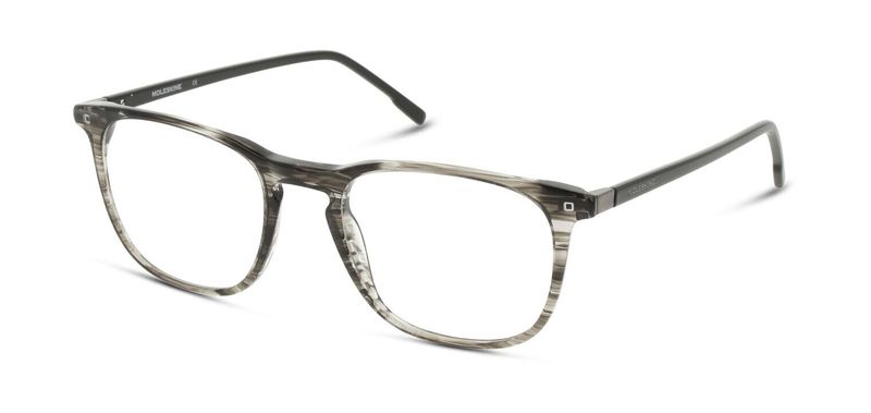 Moleskine Rechteckig Brillen MO1156 Grau für Herren