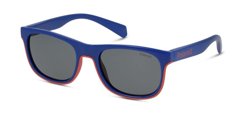 Polaroid Kids Rectangle Sunglasses PLD 8041/S Blue for Kid
