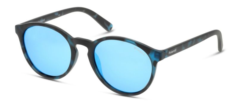 Polaroid Kids Oval Sunglasses PLD 8024/S Blue for Kid