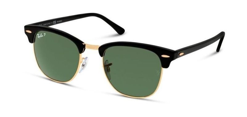 Ray-Ban Clubmaster Sunglasses 0RB3016 Black for Unisex