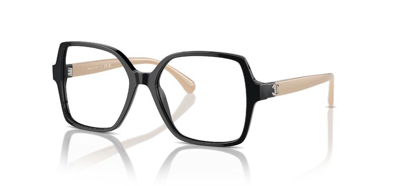 Chanel Fantaisie Eyeglasses 0CH3473 Black for Woman