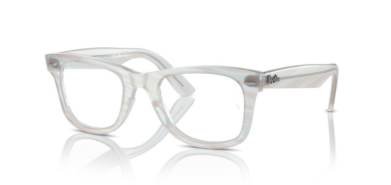 Ray-Ban Quadratisch Brillen 0RX4340V Blau für Damen/Herren