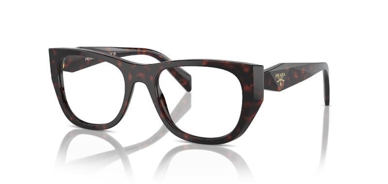 Prada Fantaisie Eyeglasses 0PR A18V Marron for Woman