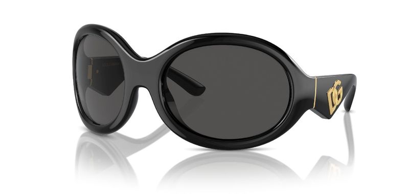 Dolce & Gabbana Oval Sonnenbrillen 0DG6201 Schwarz für Damen