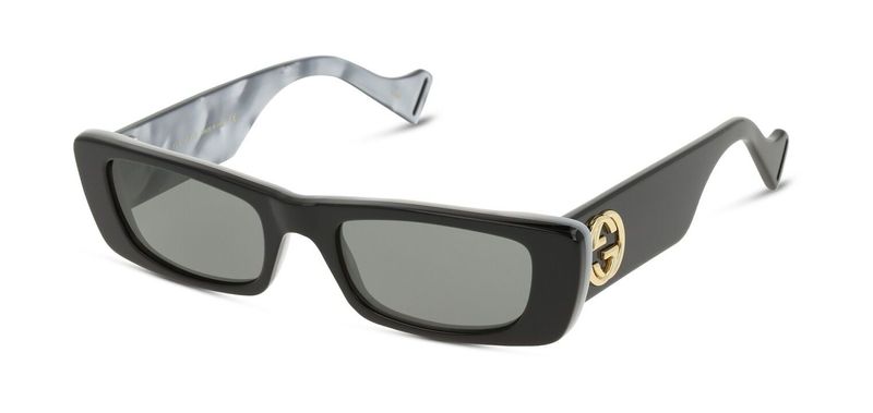 Gucci Rechteckig Sonnenbrillen GG0516S Schwarz für Damen