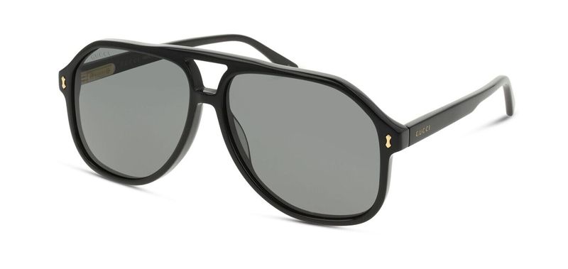 Gucci Aviator Sonnenbrillen GG1042S Schwarz für Herren