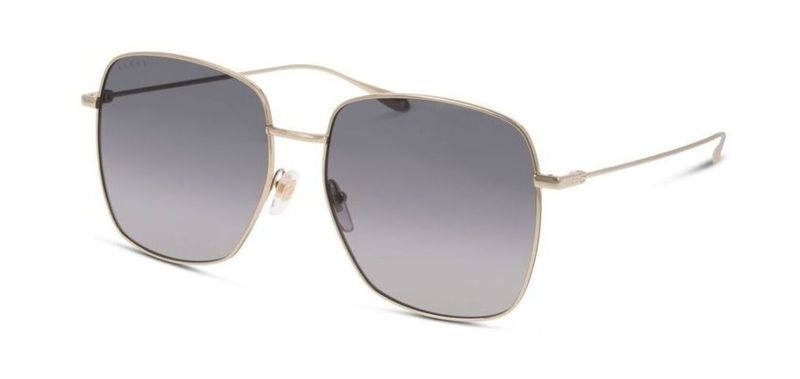 Gucci Rectangle Sunglasses GG1031S Gold for Woman