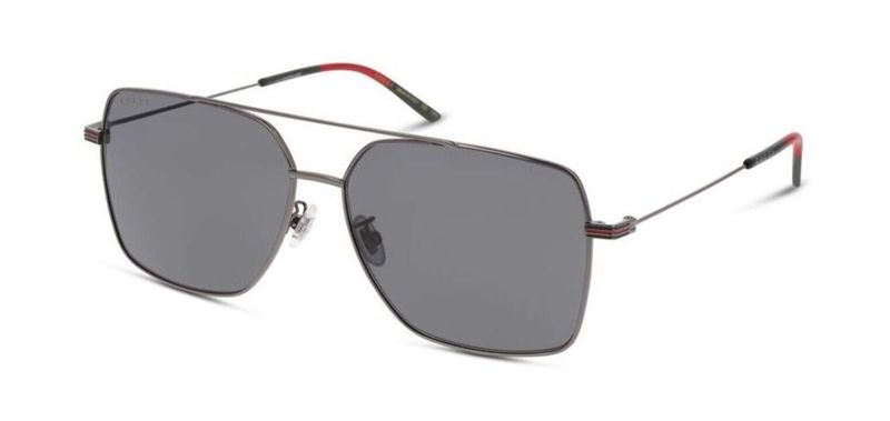 Gucci Aviator Sonnenbrillen GG1053SK Grau für Herren