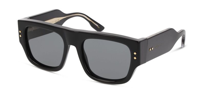 Gucci Rechteckig Sonnenbrillen GG1262S Schwarz für Herren