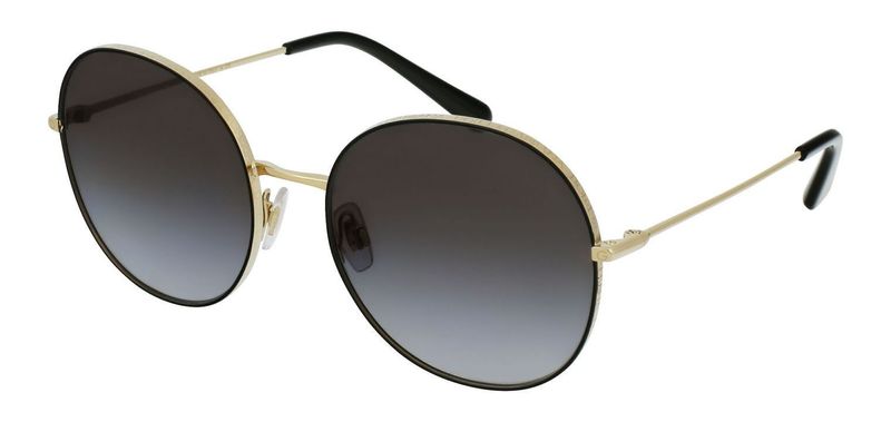 Dolce & Gabbana Round Sunglasses 0DG2243 Black for Woman