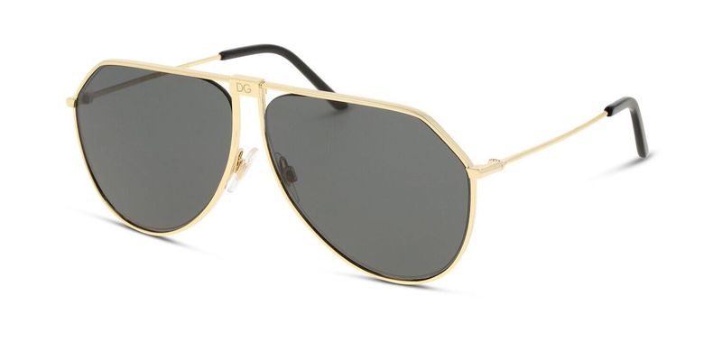 Dolce & Gabbana Aviator Sunglasses 0DG2248 Gold for Man