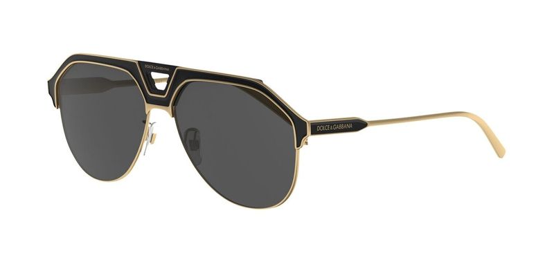 Dolce & Gabbana Aviator Sunglasses 0DG2257 Gold for Man