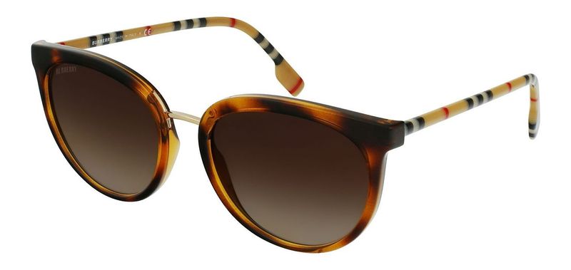 Burberry Oval Sunglasses 0BE4316 Havana for Woman