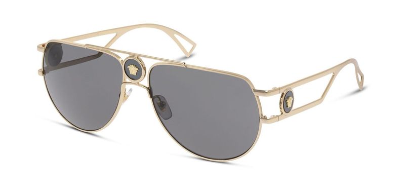 Versace Aviator Sonnenbrillen 0VE2225 Gold für Herren