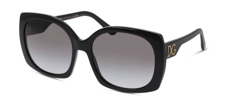 Dolce & Gabbana Rechteckig Sonnenbrillen 0DG4385 Schwarz für Damen