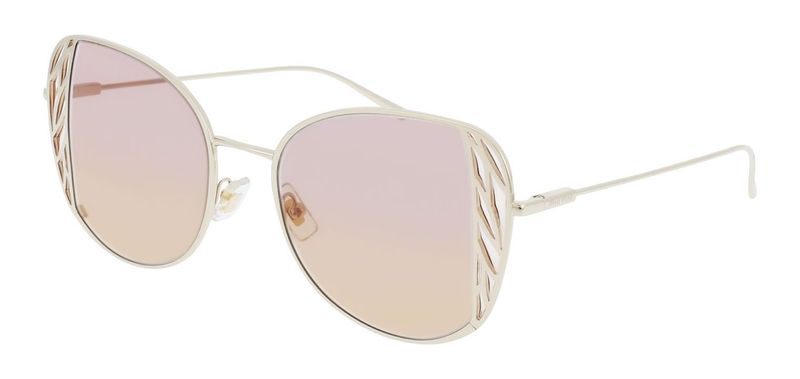 Lunettes de soleil Miu Miu Papillon 0MU 57XS Doré pour Femme