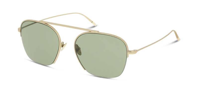Giorgio Armani Rectangle Sunglasses 0AR6124 Gold for Man