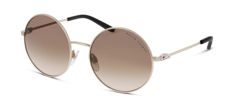 Ralph Lauren Rund Sonnenbrillen 0RL7072 Gold für Damen