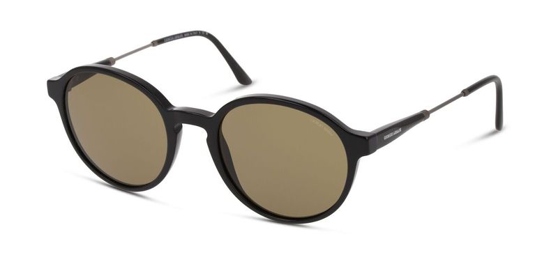 Giorgio Armani Round Sunglasses 0AR8160 Black for Man