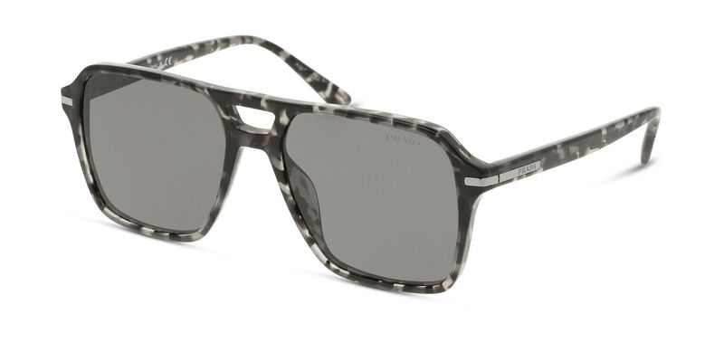 Prada Rectangle Sunglasses 0PR 20YS Grey for Man