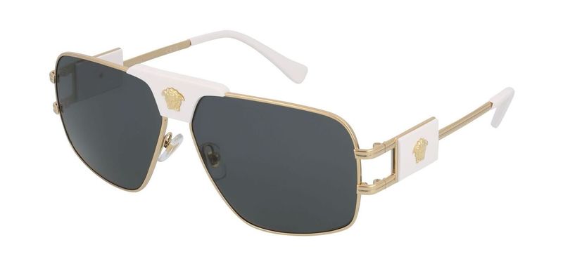 Versace Quadratisch Sonnenbrillen 0VE2251 Gold für Herren