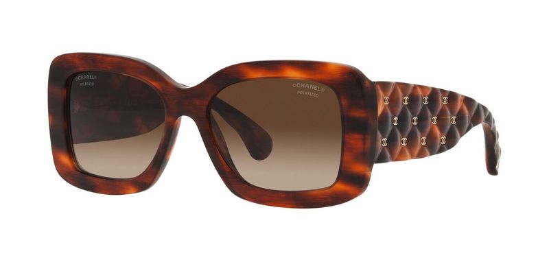 Chanel Rechteckig Sonnenbrillen 0CH5483 Schildpatt für Damen