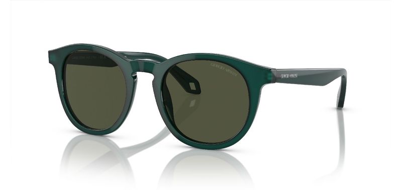 Giorgio Armani Round Sunglasses 0AR8192 Green for Man