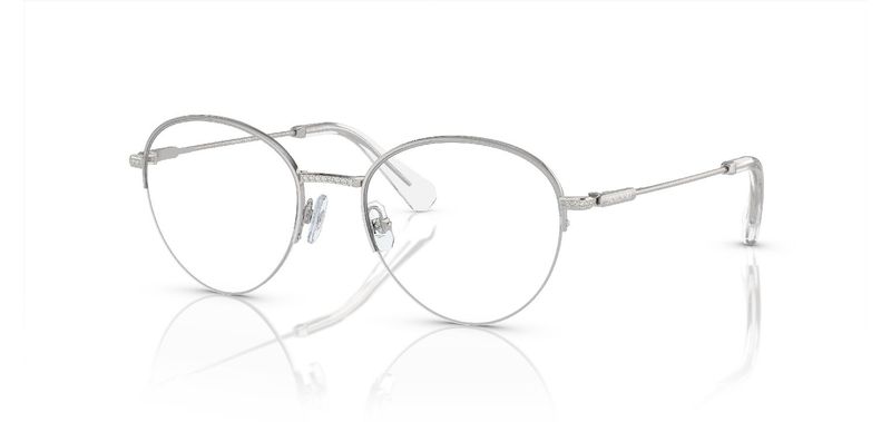 Swarovski Round Eyeglasses 0SK1004 Silver for Woman