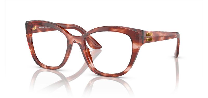 Miu Miu Cat Eye Eyeglasses 0MU 05XV Red for Woman