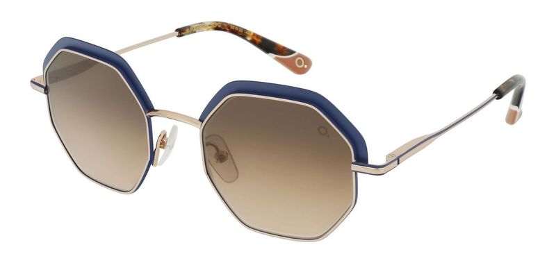 Etnia Rechteckig Sonnenbrillen JOSETTE  50S Blau für Damen