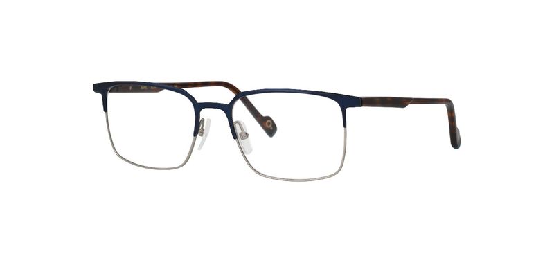 Etnia Rechteckig Brillen RAFEL Blau für Herren