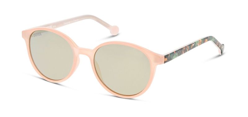 Unofficial Round Sunglasses UNSK0014 Pink for Kid