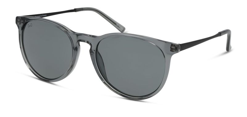 DbyD Oval Sonnenbrillen DBSU5005 Schwarz für Damen/Herren